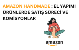 Amazon Handmade ile el yapımı ürün satışını temsil eden görsel
