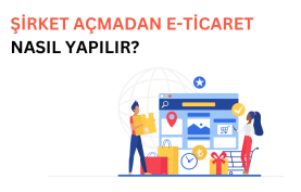 şirket açmadan e-ticareti temsil eden görsel
