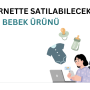internetten bebek ürünü satmayı temsil eden görsel