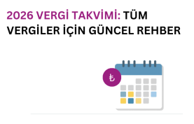 2026 Vergi Takvimi vergi takvimini temsil eden görsel