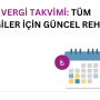 vergi takvimini temsil eden görsel