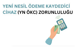 yeni nesil ödeme kaydedici cihaz (YN ÖKC) zorunluluğunu temsil eden görsel