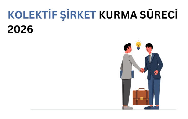 kolektif şirket kurma sürecini temsil eden görsel