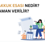 tahakkuk esasını temsil eden görsel