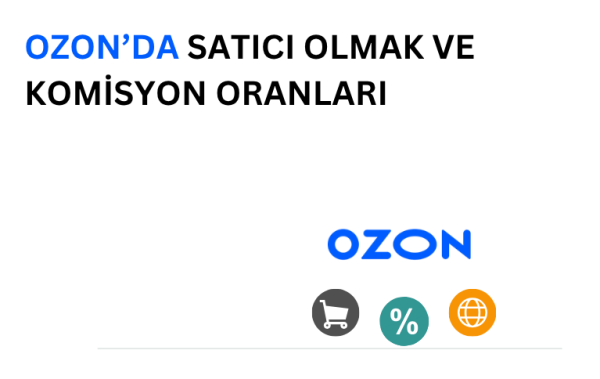 Ozon'da satıcı olmayı temsil eden görsel