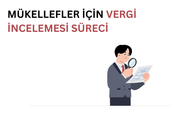 mükellefler için vergi incelemesi sürecini temsil eden görsel