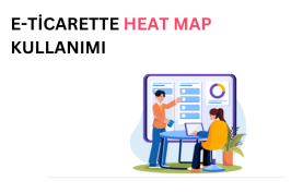 e-ticarette heat map (ısı haritası) kullanımını temsil eden görsel