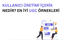 UGC - kullanıcı üretimi içeriği temsil eden görsel