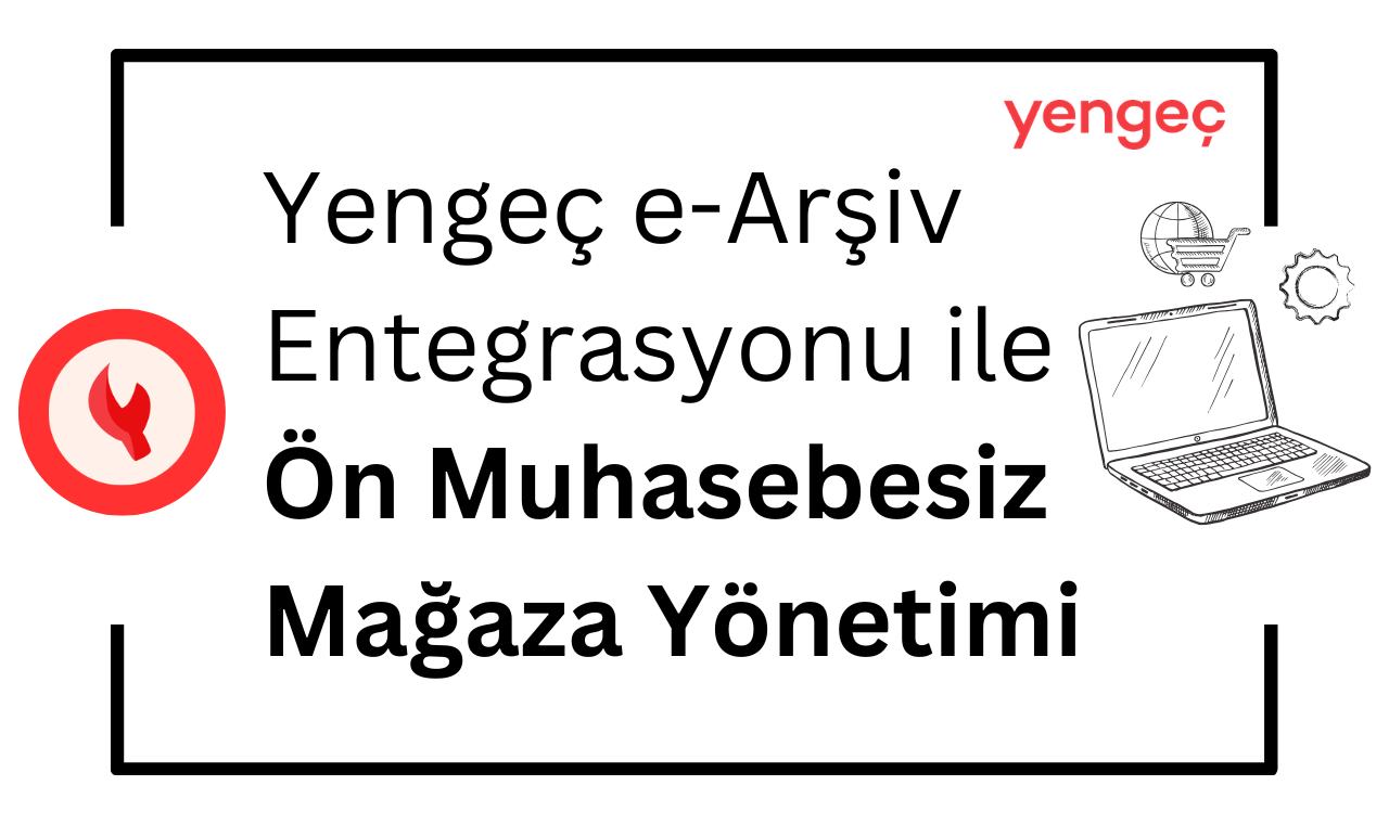 Yengeç ön muhasebesiz e-arşiv entegrasyonunu temsil eden youtube kapak görseli