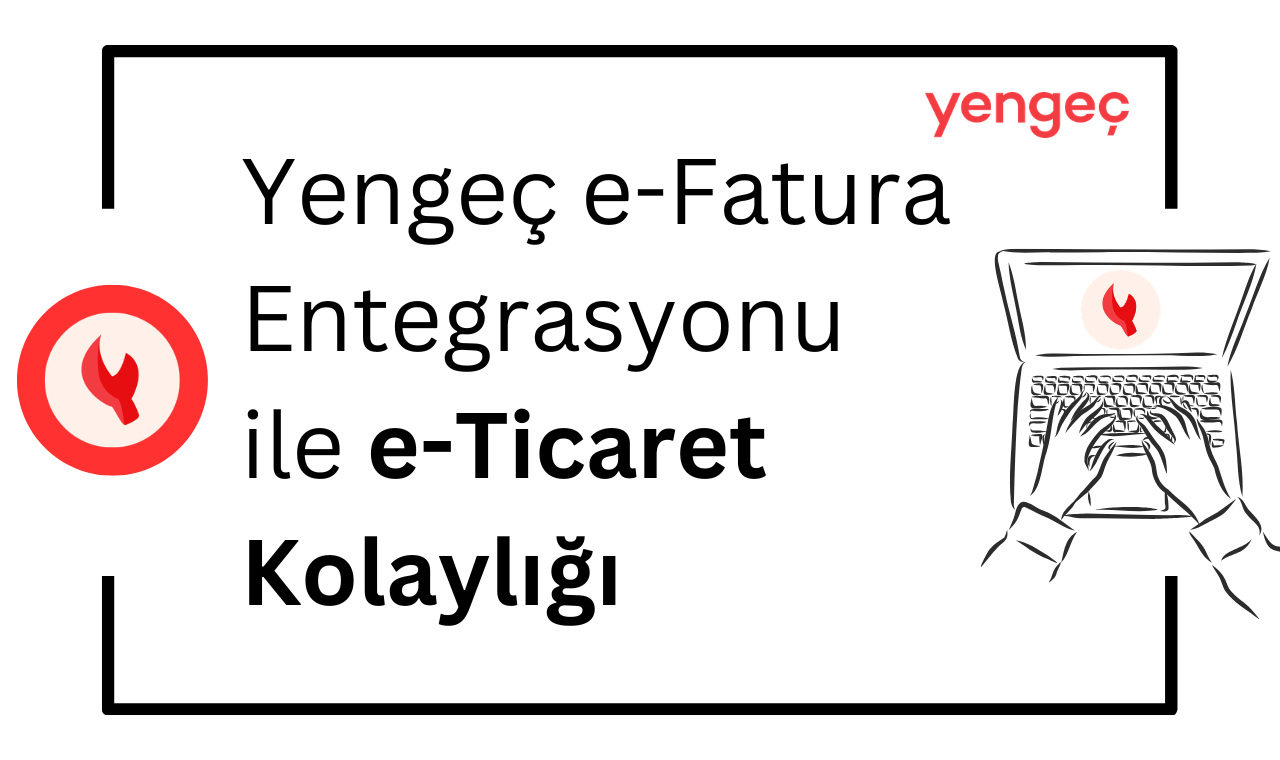 Yengeç e-ticareti kolaylaştıran muhasebesiz e-fatura entegrasyonunu temsil eden youtube kapak görseli